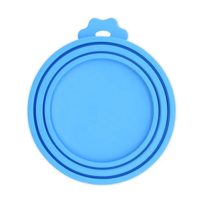Reusable Pet Food Can Cover and Spoon Set for Dogs and Cats
