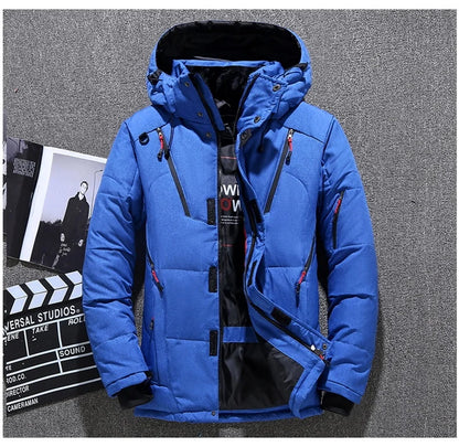 Winter Fashion Thicken Men Parkas Coats with Hood