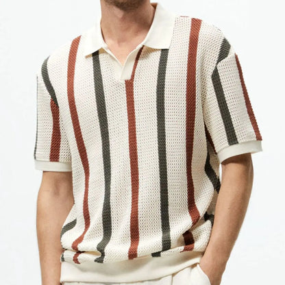 Summer Hollow Knitted Shirt