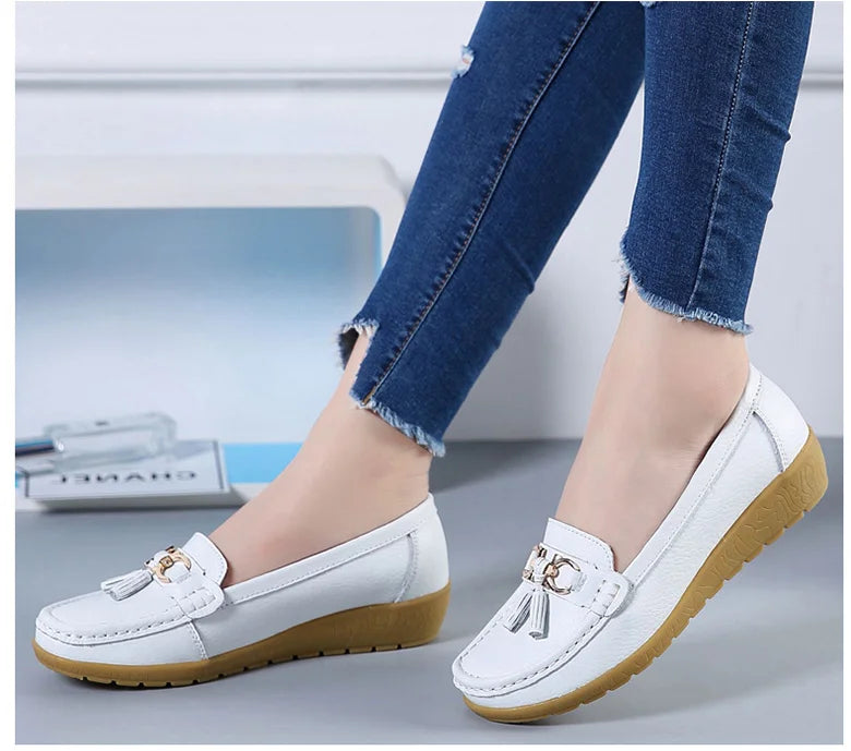Women’s Slip-On Sports Shoes with Low Heels