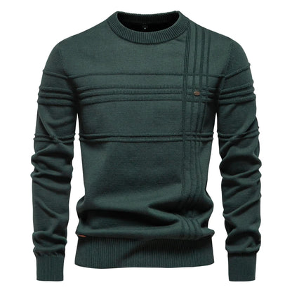 Striped Crewneck Sweater - Cozy & Stylish