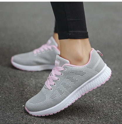 Stylish Women's Platform Sneakers – Breathable & Trendy