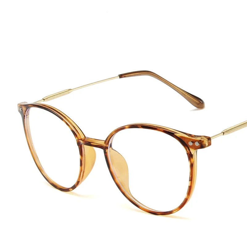 Unisex Round Anti-Blue Light Glasses – Computer Frame