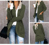 Autumn Knitted Long Coat Women’s Loose Fit Cardigan Sweater Jacket