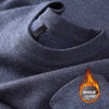 Plush Men's Knitted Turtleneck Sweater