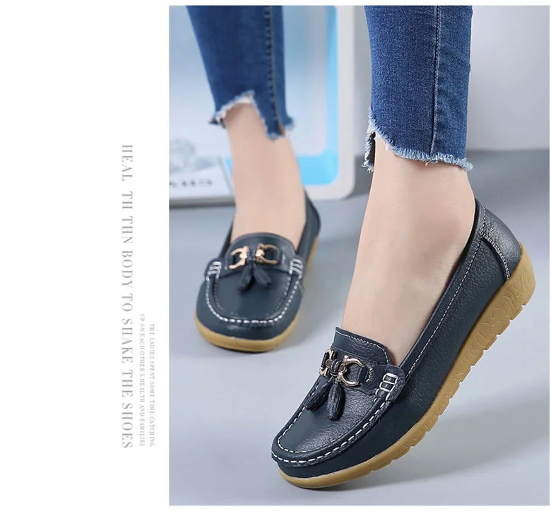 Women’s Slip-On Sports Shoes with Low Heels
