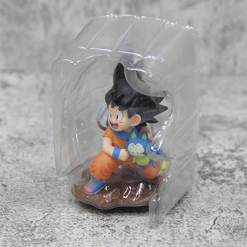 Childhood Goku & Puaru Kawaii Figurine