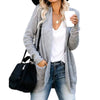 Autumn Knitted Long Coat Women’s Loose Fit Cardigan Sweater Jacket