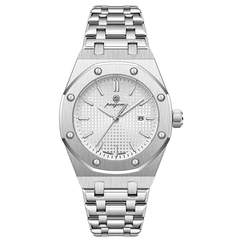 PAAZOMU Luxury Waterproof Men’s Quartz Watch – Stainless Steel Sport