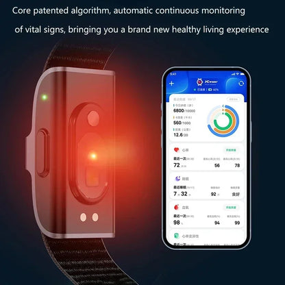 2208A Smart Fitness Bracelet – Heart Rate, BP & Activity Tracker