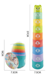 Kid Brain Response Battle Fold Cup Game – Speed Stacking Competition