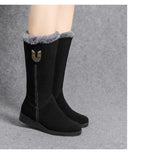 Warm Chelsea High Fur Boots for Women