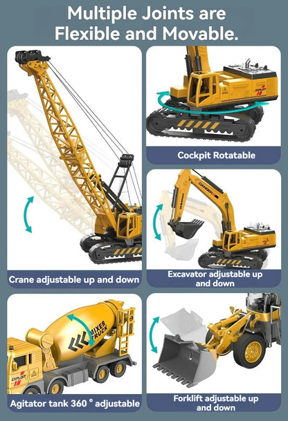 Diecast Truck Toy - Classic Construction Loader
