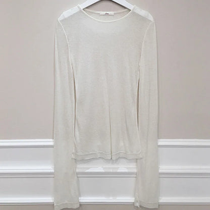 Shintimes Women’s Sexy Slim-Fit Long Sleeve T-Shirt