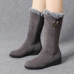 Warm Chelsea High Fur Boots for Women