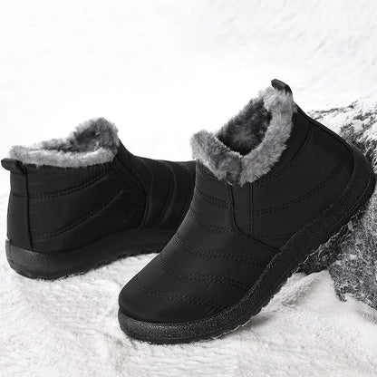 Warm Slip-On Winter Combat Snow Boots