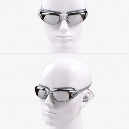 Anti-Fog Myopia Swimming Goggles HD Silicone Eyewear for Adults