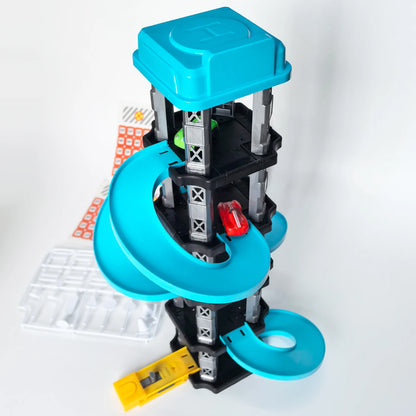 DIY Assembled City Winding Roads Racing Car Garage Toy
