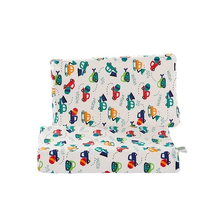 Kids Pure Cotton Latex Pillow with Neck Support for Kindergarten Use