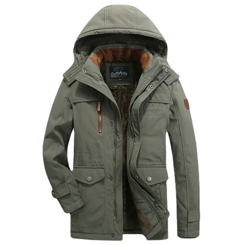 Men's Winter Velvet Padded Jacket