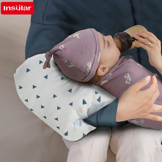INSULAR Baby Arm Pillow for Nursing, Anti-Spit Milk Infant Cushion Pad