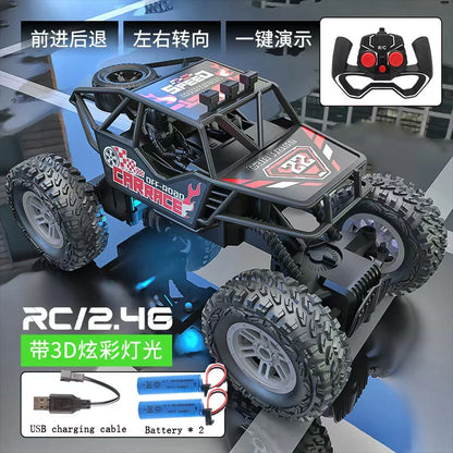 Colorful Flashing Lights Remote Control Car - Superior Deals