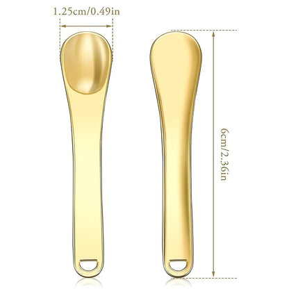 Mini Metal Makeup Spatula & Eye Cream Massage Stick