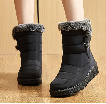 Stylish Women's Winter Boots - Waterproof, Warm
