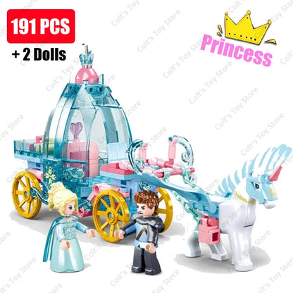 Girls Friendship Tree House Villa Castle Building Blocks