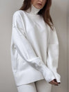 Oversized Turtleneck Sweater for Women