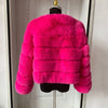 Women's High-Quality Faux Fox Fur Coat