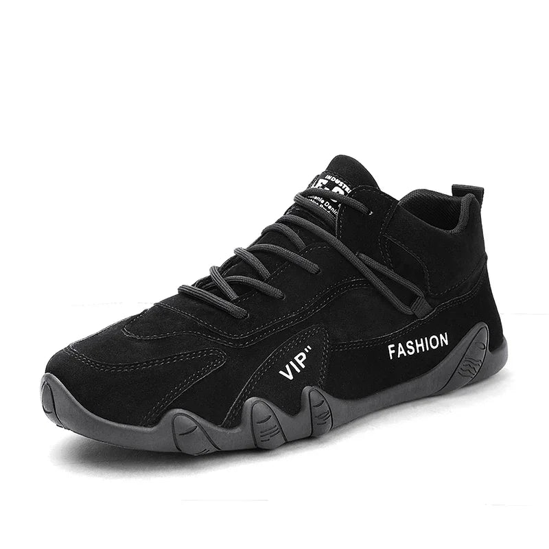 Men’s Casual Ankle Boots –  Non-Slip Khaki Work Sneakers