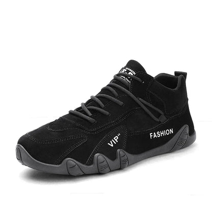 Men’s Casual Ankle Boots –  Non-Slip Khaki Work Sneakers