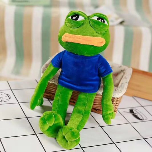 Pepe Frog Crying Plush – Funny & Unique