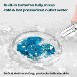 Turbo High-Pressure Handheld Shower Head with 5 Filters