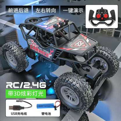 Colorful Flashing Lights Remote Control Car - Superior Deals