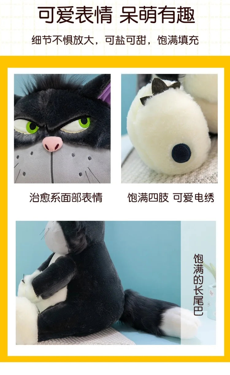 Charming Disney Lucifer Plush - Authentic 30-60cm Cinderella’s Cat