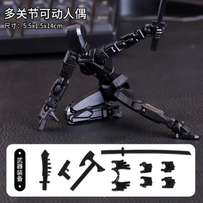 DIY Luminous T13 Multi-Jointed Movable Robot & Dog Action Figures