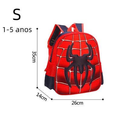 Spider King 3D Kids Backpack - Durable and Stylish Design