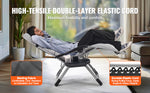 Adjustable Recliner Lounge Chair with Cushion, Footrest, and Cupholder